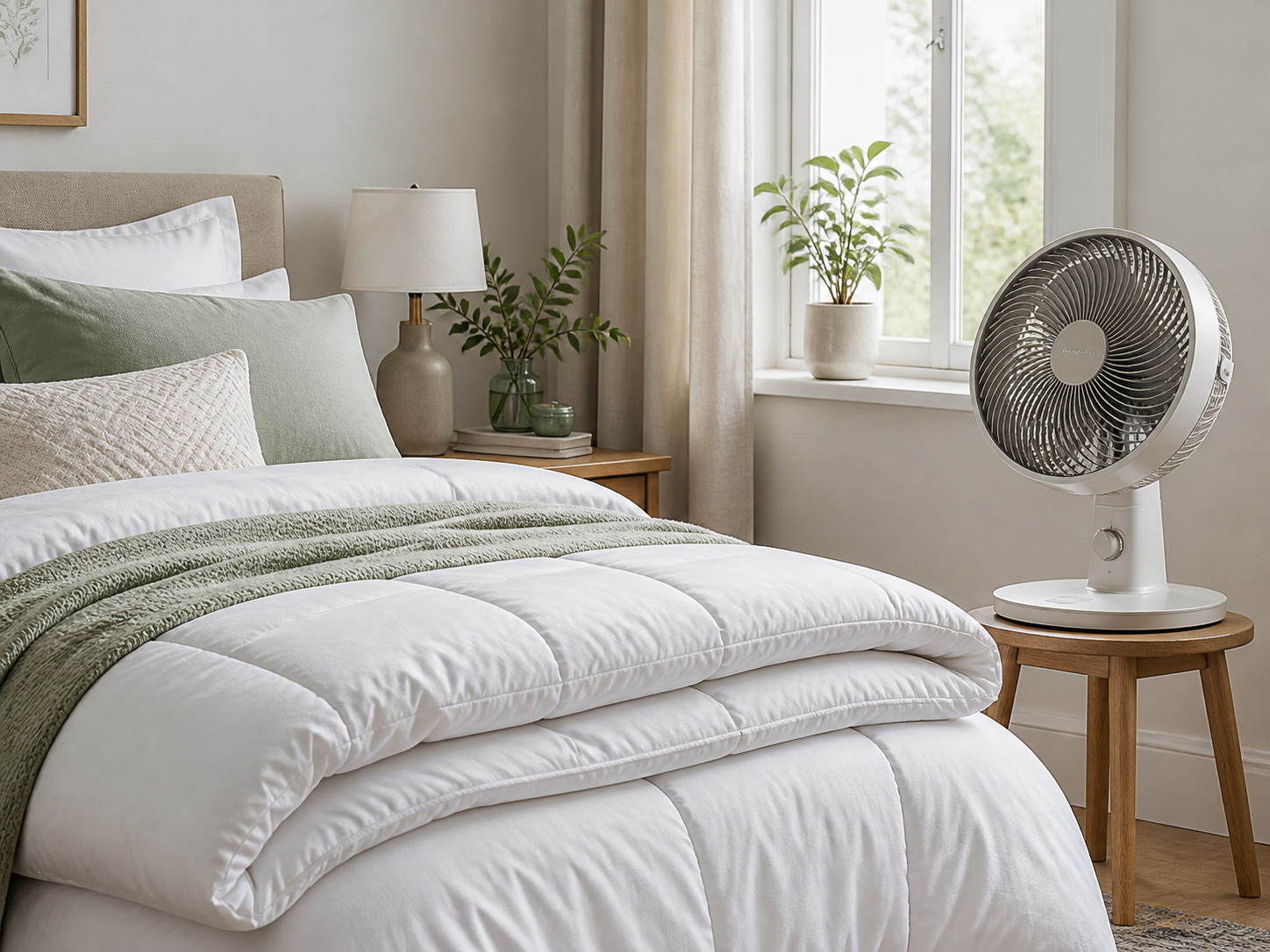 Home comfort collection — fans and duvets