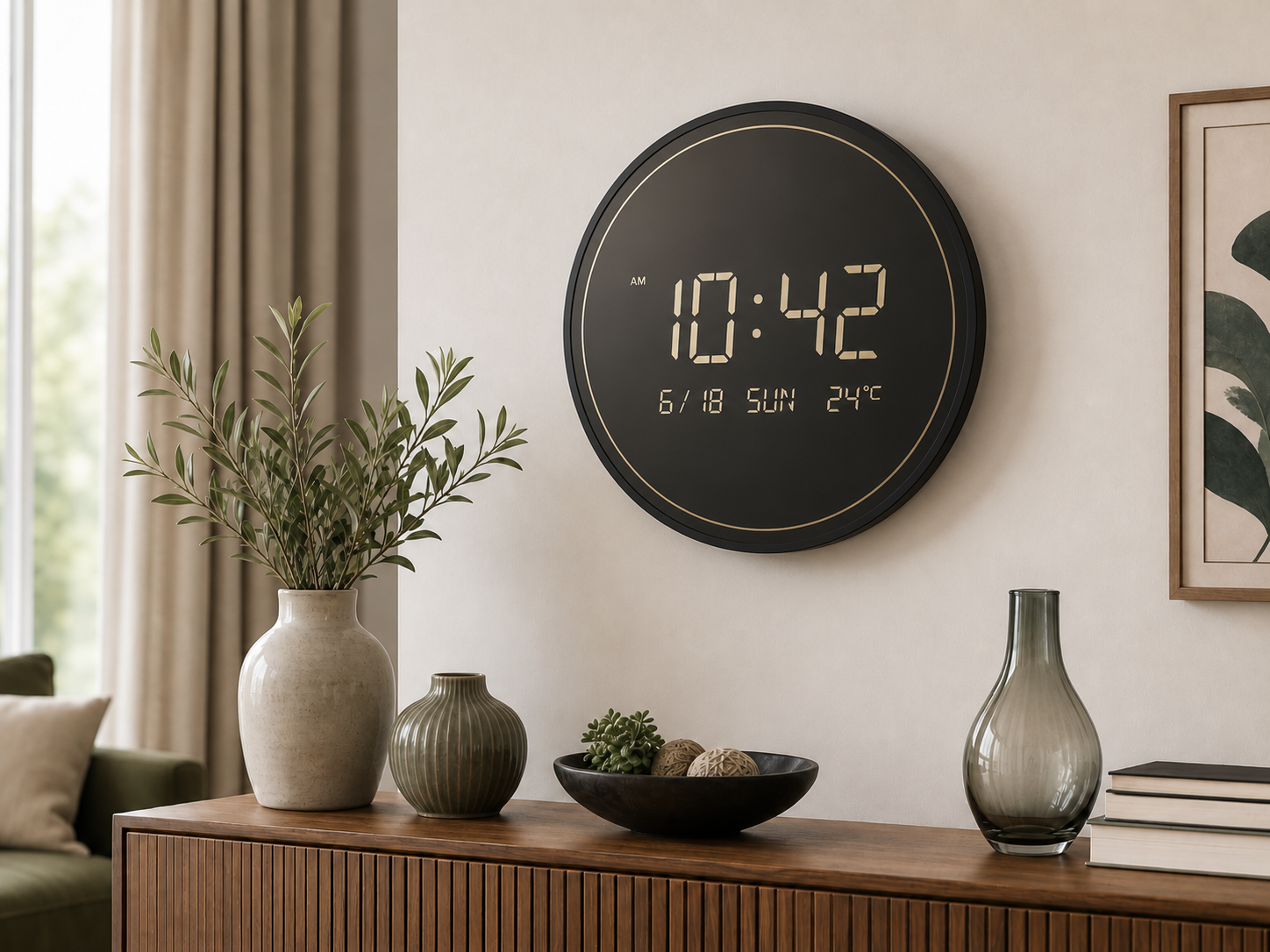 Modern wall clock